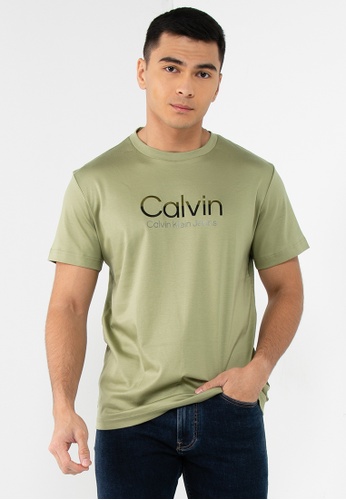 Calvin Klein green Embroidery Calvin Tee - Calvin Klein Jeans D955BAA6352730GS_1