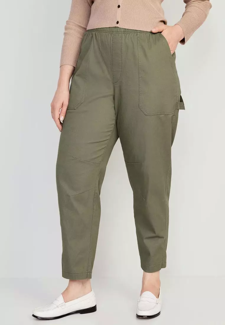 High-Waisted Pulla Utility Pants For Women
