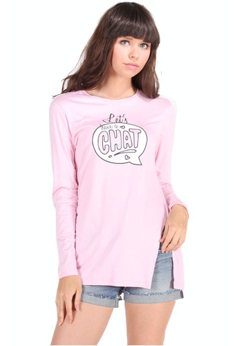 Pink Chat Tee