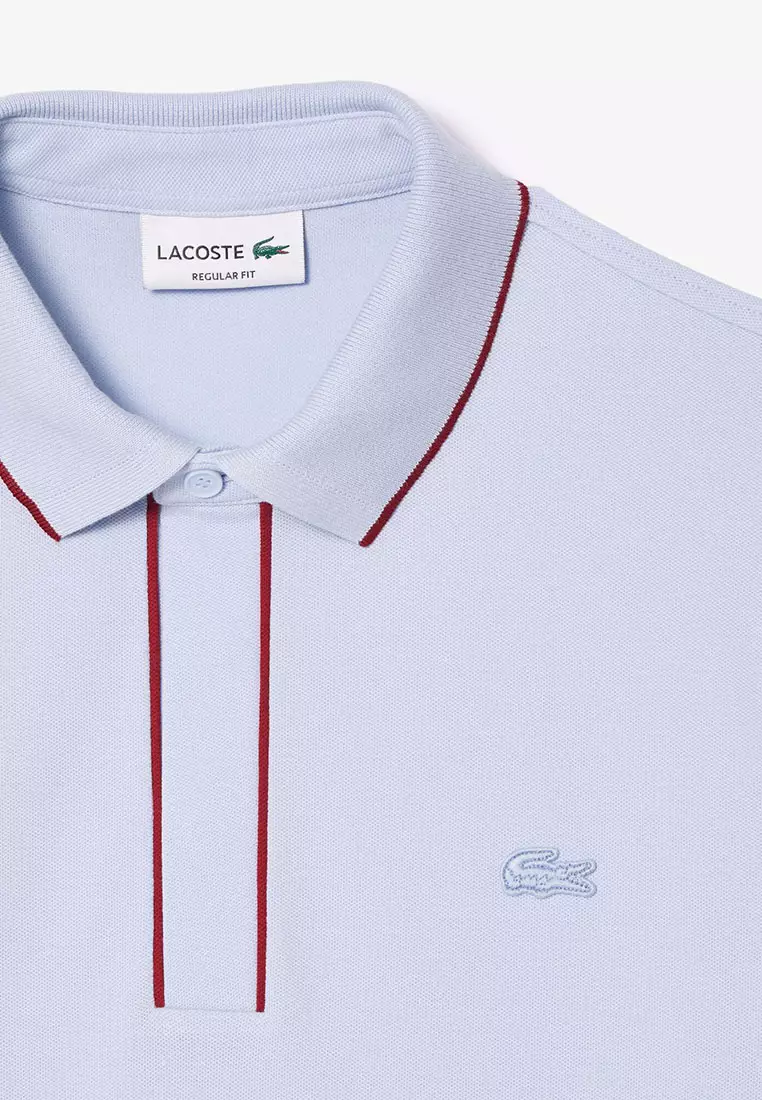Smart Paris Stretch Cotton Contrast Trim Polo Shirt