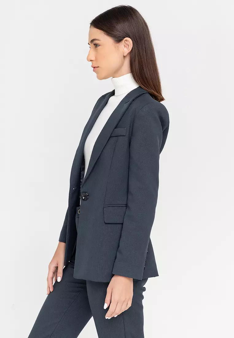 Buy Well Suited Fitted Suit Jacket 2024 Online ZALORA Philippines