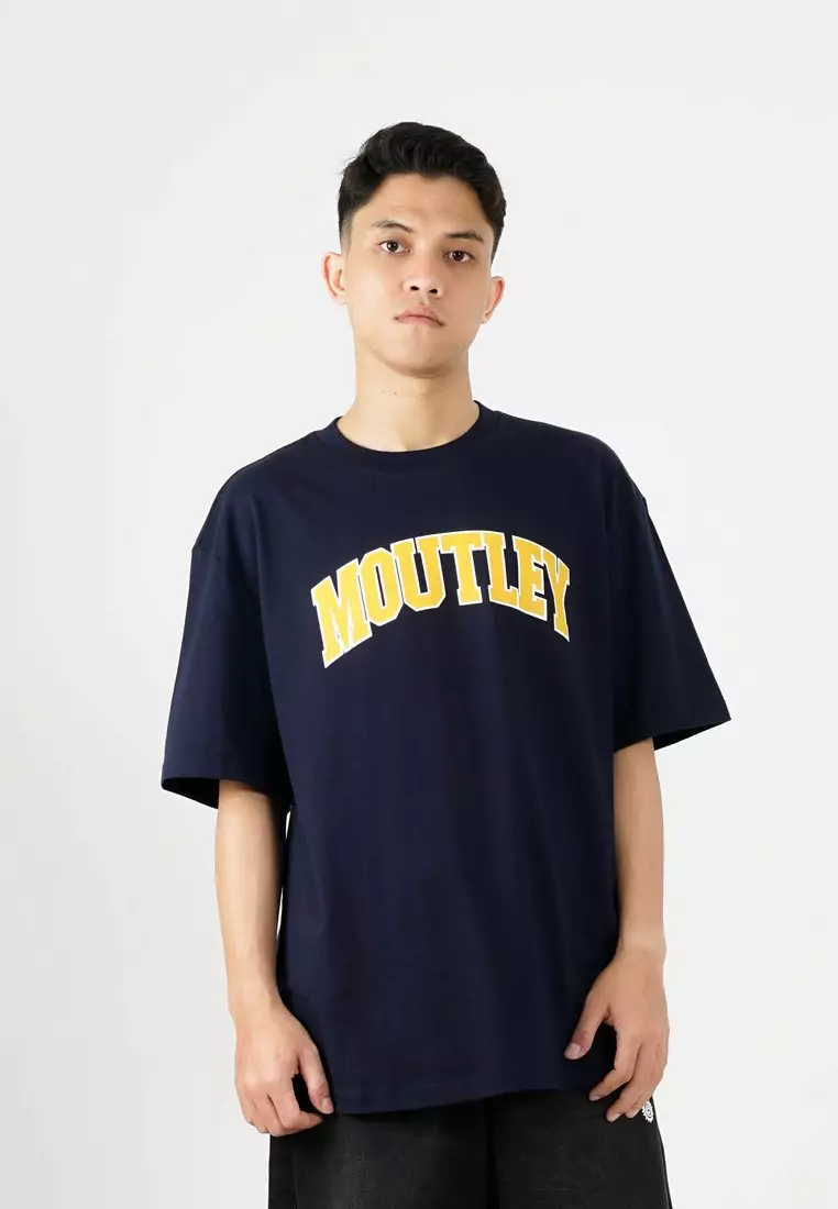 Moutley Men's T-Shirt Short Sleeve Oversized Fit Cotton 20s Cruve OL-C210325