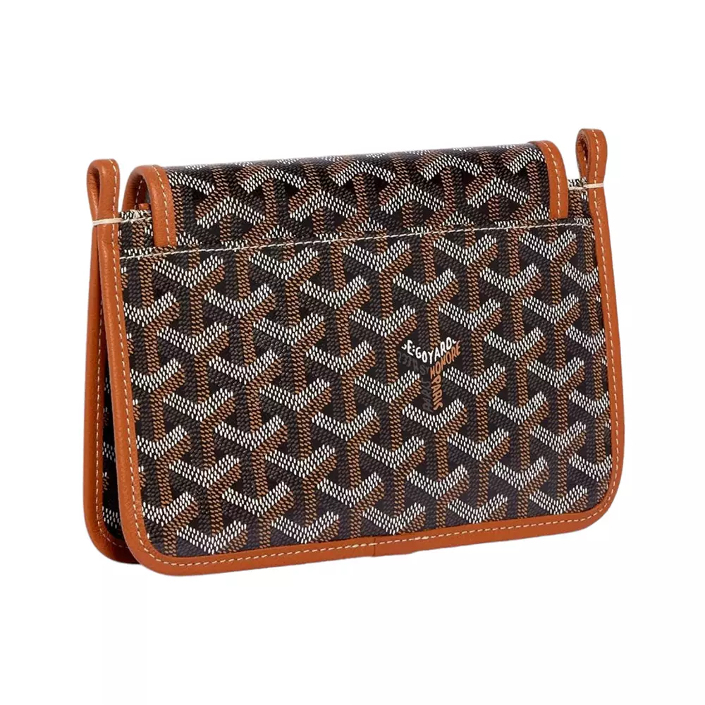 Plumet Flat Bag Black Tan