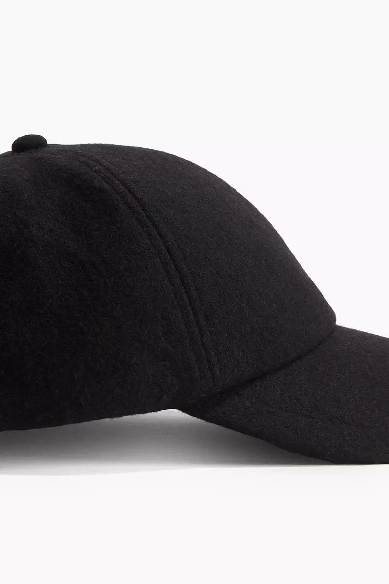 Wool-blend cap
