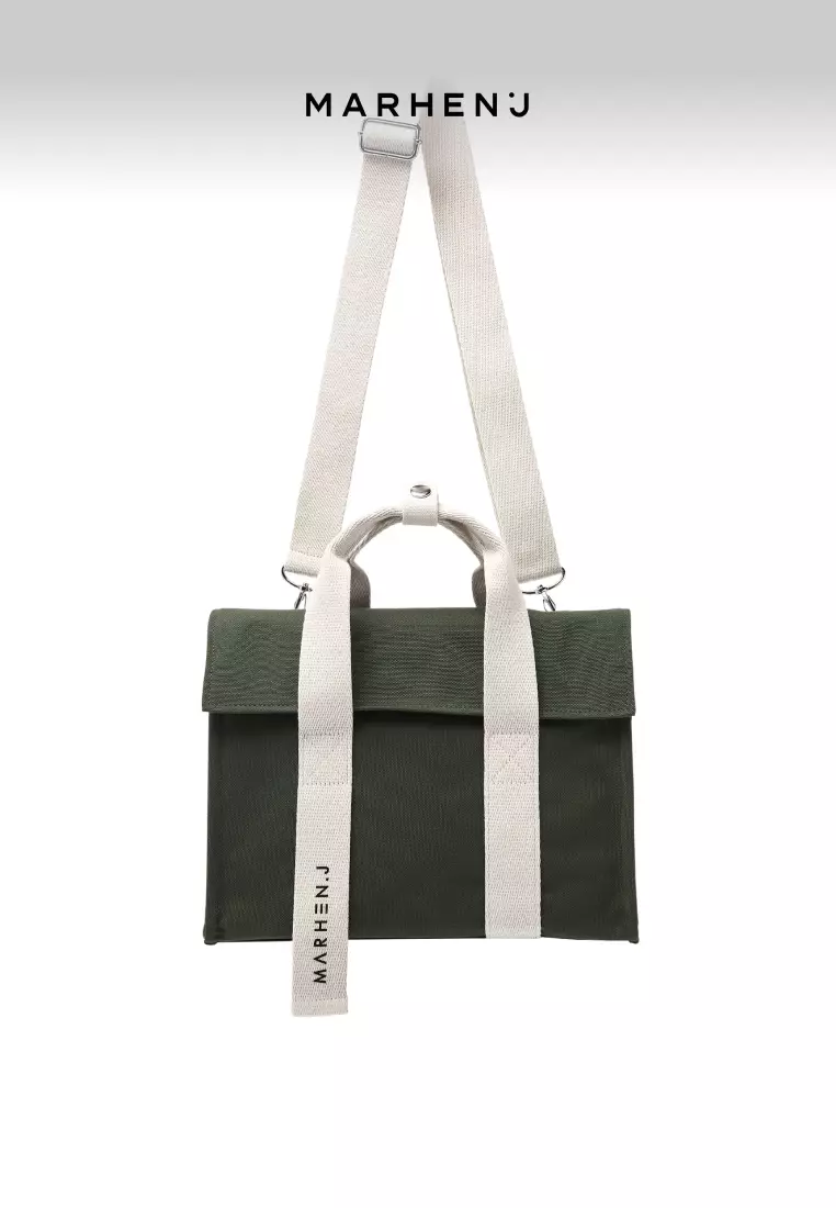 ROY MINI Canvas Crossbody Bag Moss Green