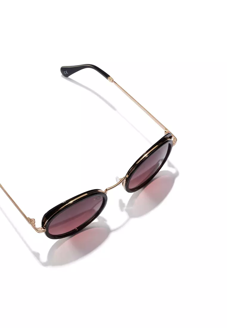 HAWKERS Gold Wine MILADY Sunglasses for Women, Femenine. UV400 Protection. Official Product designed in Spain