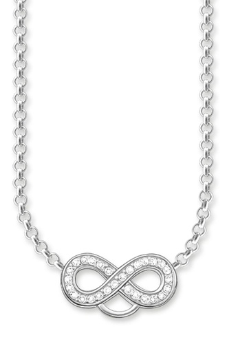 Buy Thomas Sabo Charm Necklace Infinity Pave Online Zalora Malaysia Thomas sabo lske013 little secrets grey large circle charm necklace rrp$89. charm necklace infinity pave