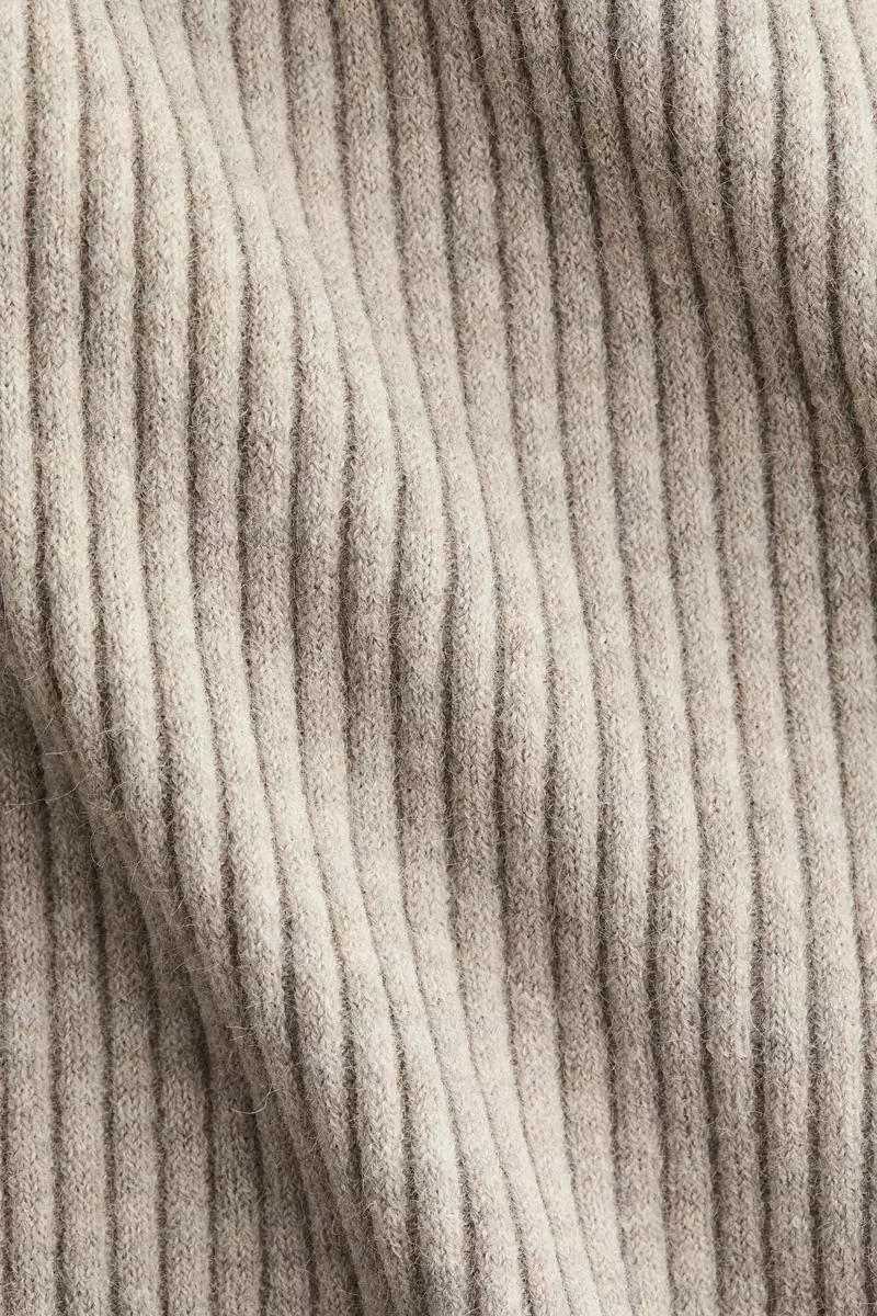 Rib-knit dress