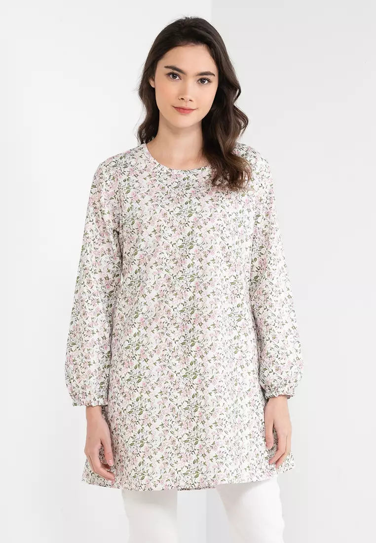 Buy Aqeela Muslimah Wear Floral Journey Blouse Online ZALORA
