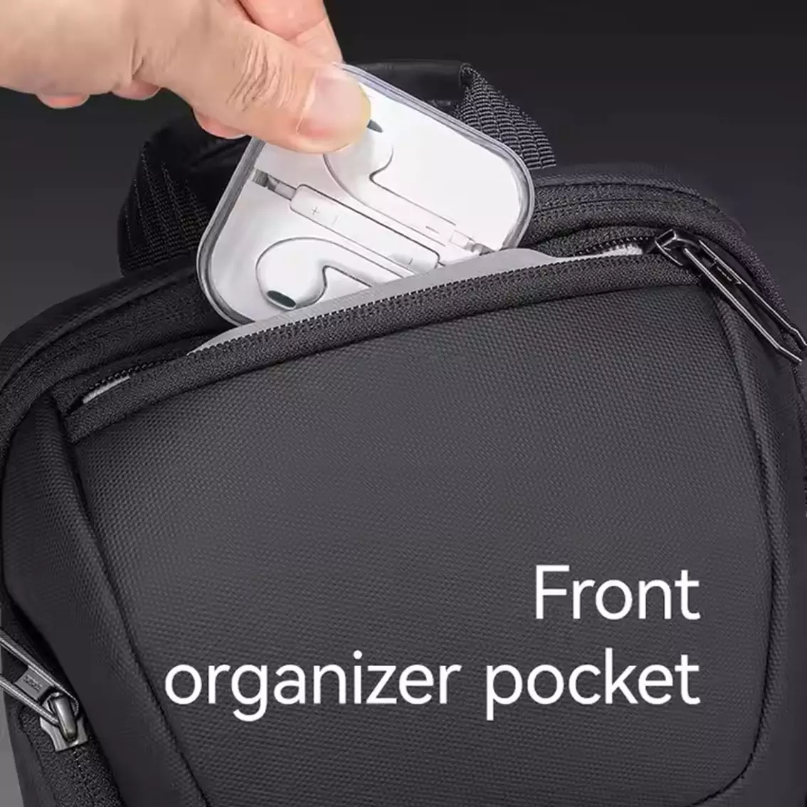 Mark Ryden MR7730 Tas Selempang Pria Crossbody Sling Bag - BLACK