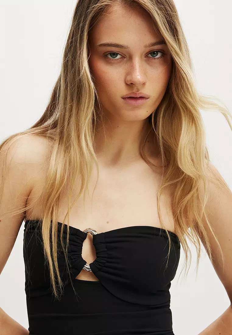 Trim Buckle Detail Tube Top