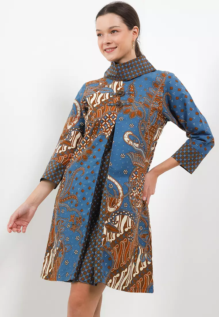 Dress batik zalora clearance