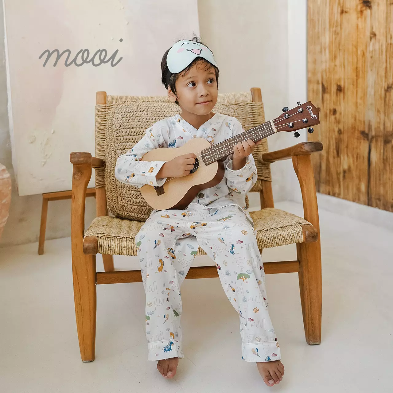 Mooi Piyama Anak Baju Tidur Anak Ceilo Long Pajamas Kids - Lilac