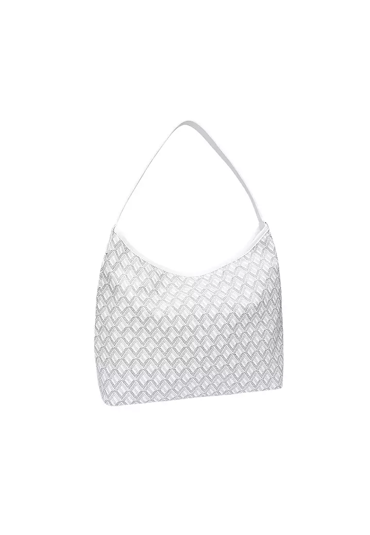 White Hobo Bag -  Hong Kong