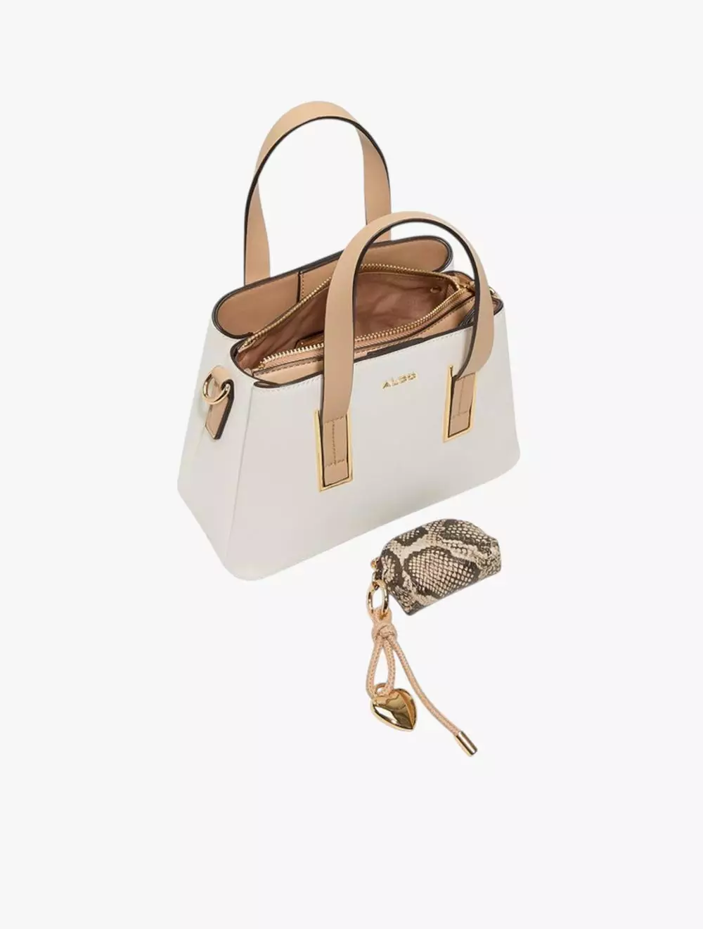 Aldo Maeliabag Women's Satchel - White/Bone