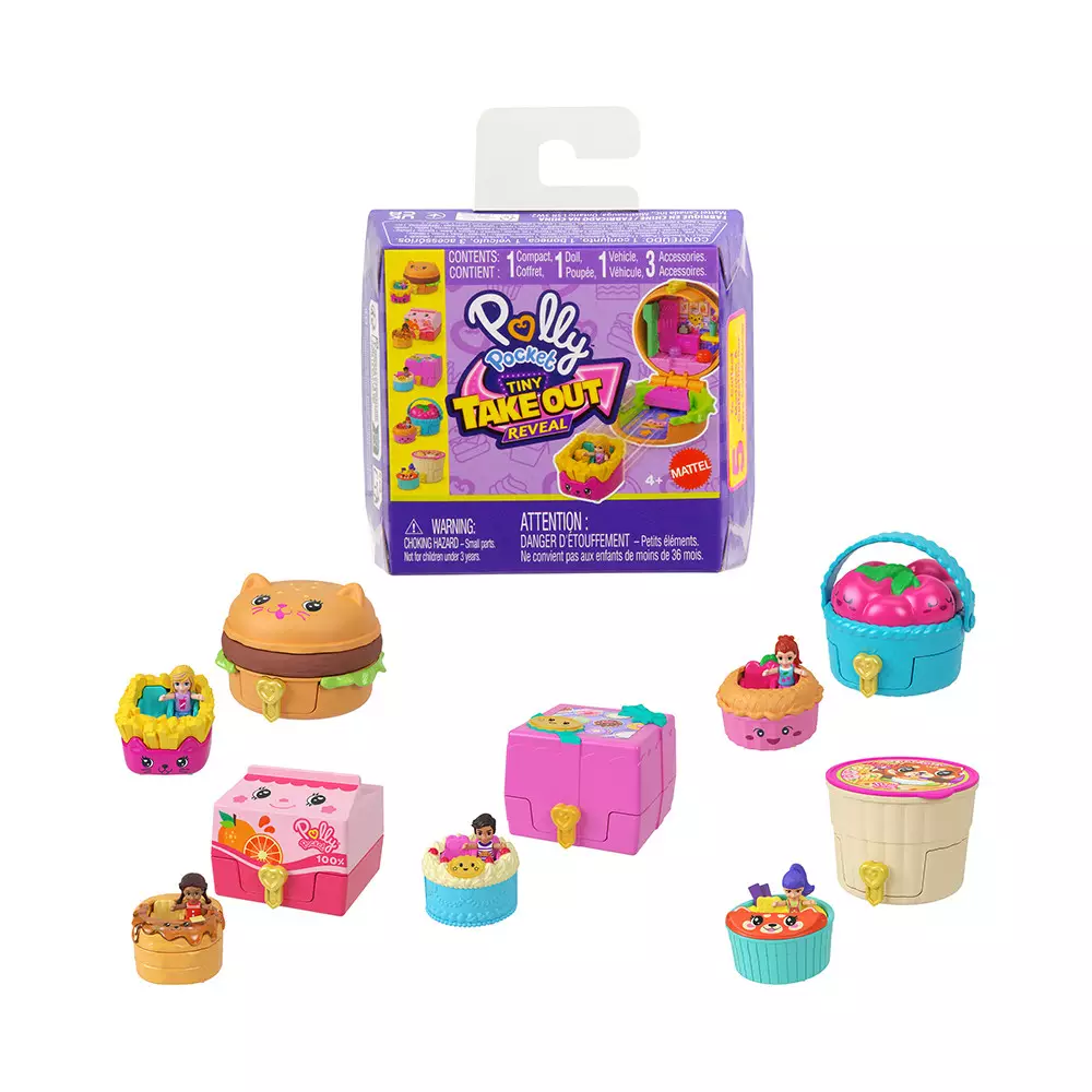 POLLY POCKET PLAYSET TINY TAKE OUT REVEAL RANDOM