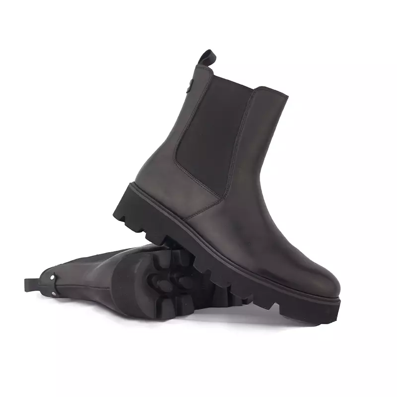 Sepatu Boots Wanita Kulit Gino Mariani Airy Black