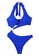 LYCKA blue LNN1257 Korean Lady One Piece Swimwear Blue 3DA75USB82EC78GS_1