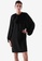 COS black Cape Sleeve Dress FD4F4AACDBFB51GS_1