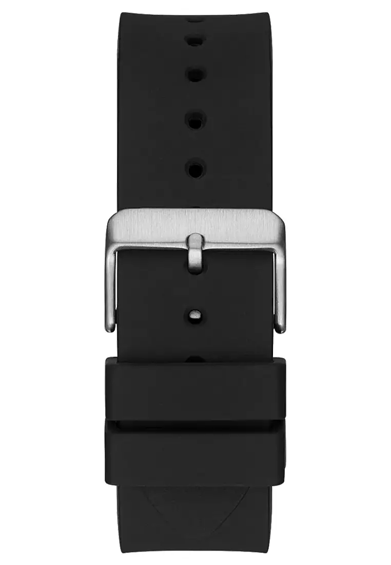 Guess GW0203G3 - Jam Tangan Pria - Black - Silicone Watch