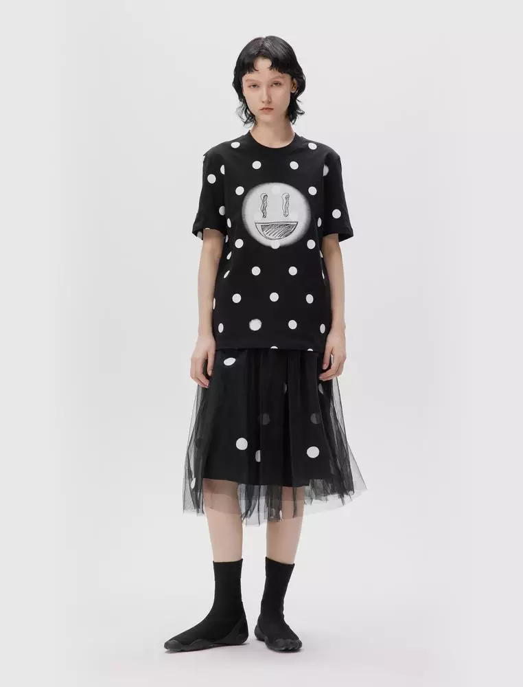 JNBY Women's Polka Dot Print T-Shirt