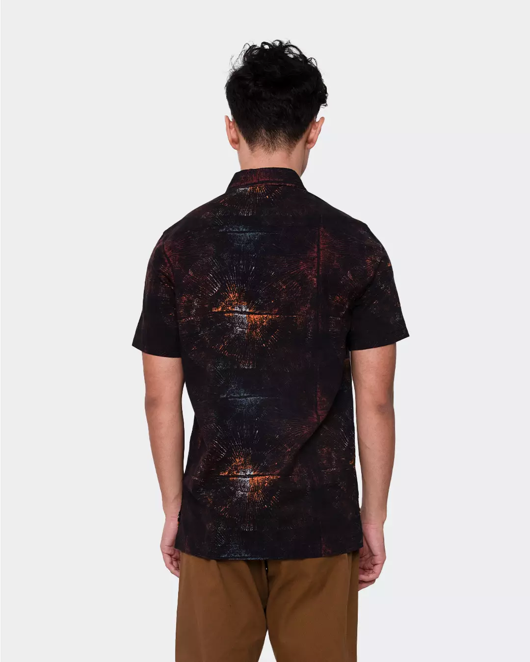 MANZONE Kemeja Pria Lengan Pendek DREAM - BLACK