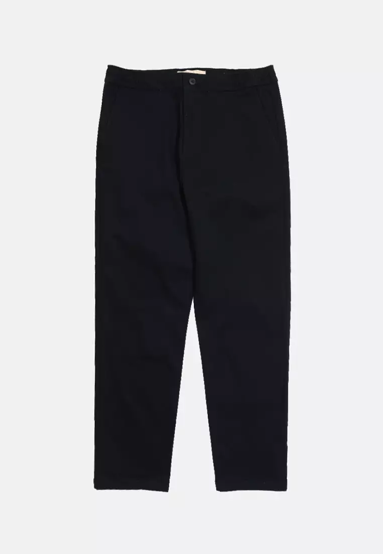 Celana Panjang Chinos Pria Reguler Taper Fit DENVER BLACK Celana Chino Pria