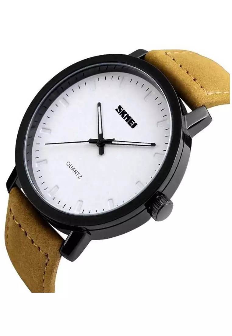 Jam Tangan Casual Analog Pria Waterproof Strap Tali Material PU Leather UL62 ORIGINAL