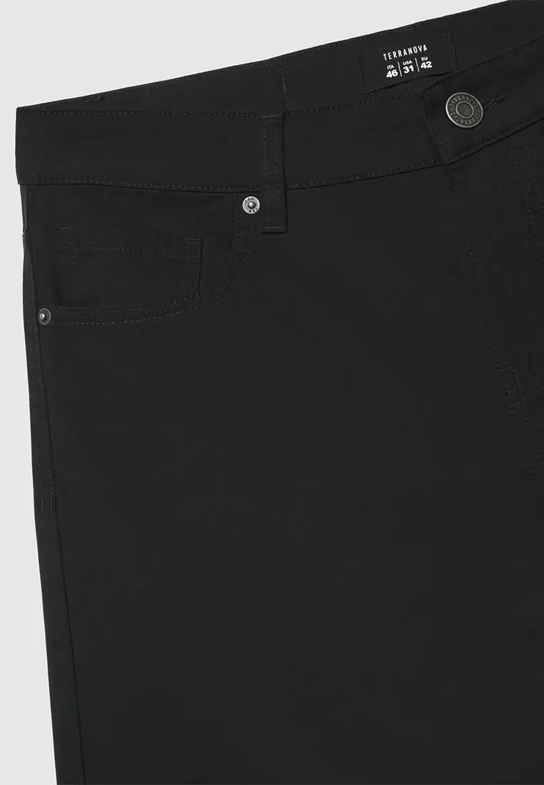Men's 5-Pocket Cuffed Shorts