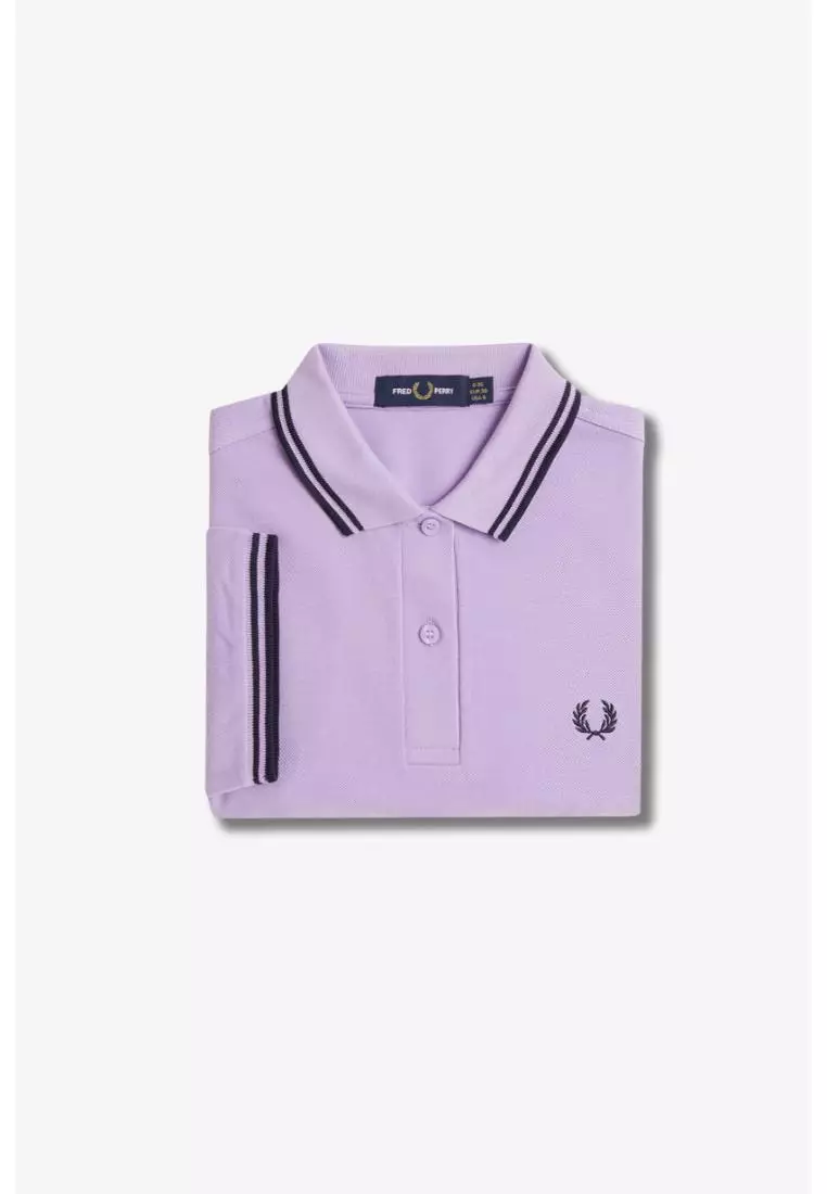 Fred Perry G3600 Twin Tipped Fred Perry Shirt (Ultra Violet / Navy / Navy)
