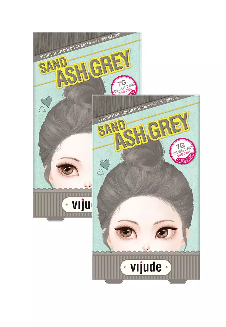 Buy Mediheal Mediheal Vijude Hair Color Cream x2 Boxes (Shade7G Sand