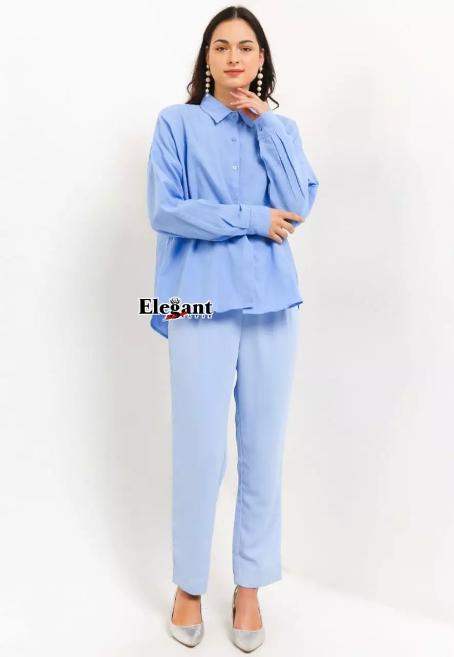 Sulfi Blouse Oversize Light Blue