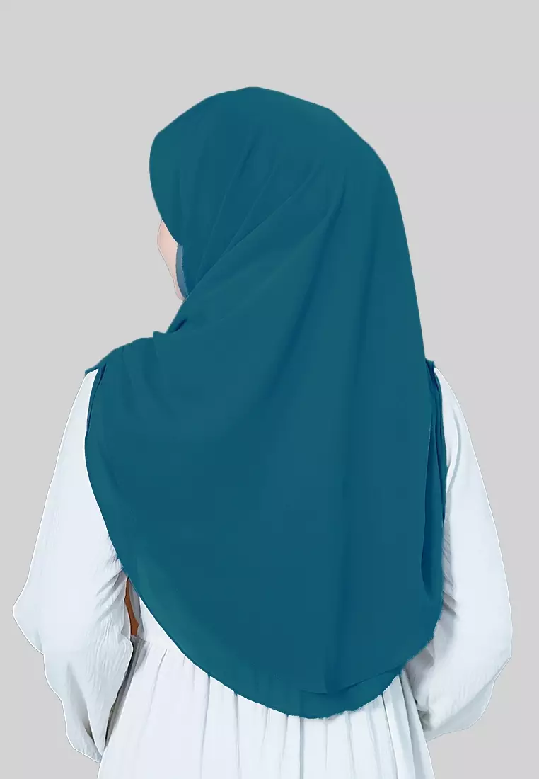 HIJAB INSTAN IRISH - DEEP TURQUOISE