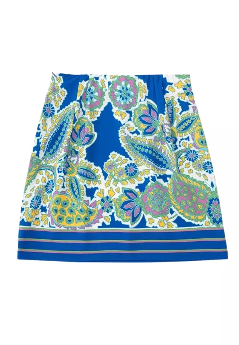 THE LOUNGE EDIT Wezan Skirt Blue