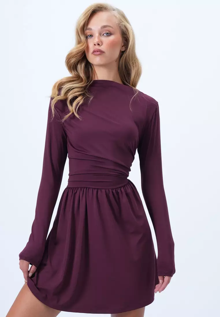 Ruched Mini Dress