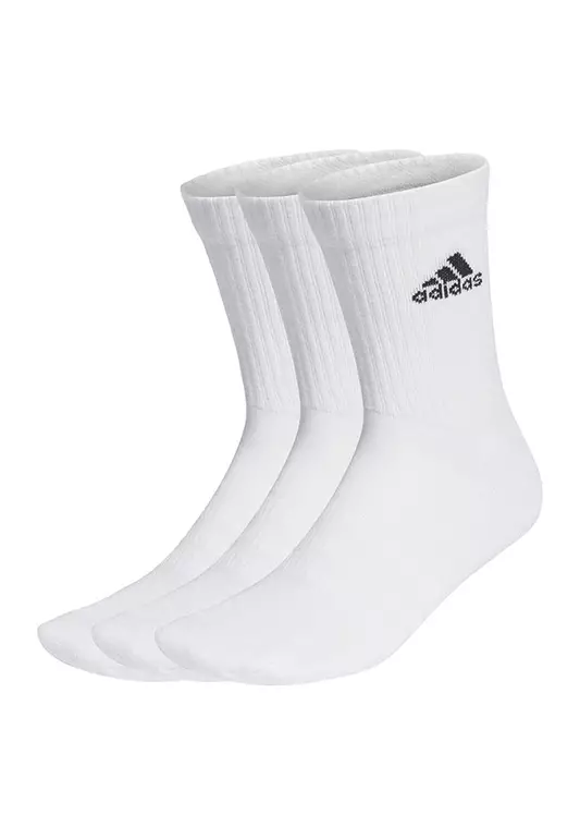 3 pairs cushioned crew socks