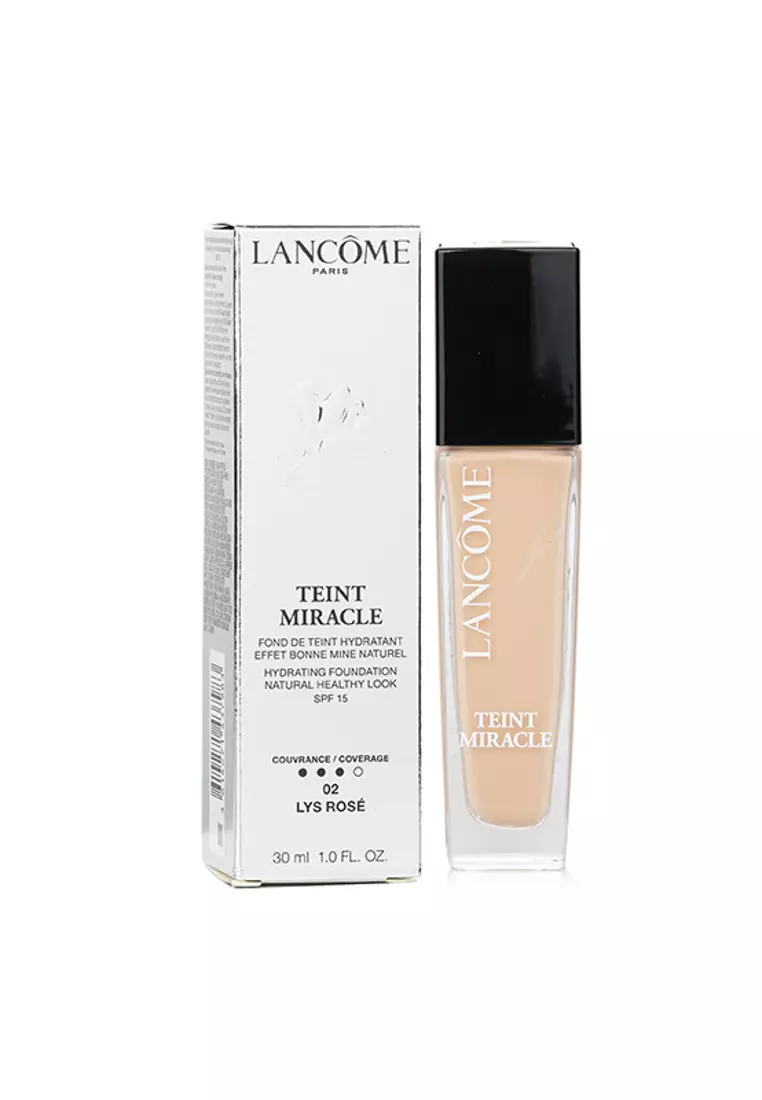 LANCOME - Teint Miracle Hydrating Foundation Natural Healthy Look SPF 15 - # 02 Lys Rose 30ml/1oz
