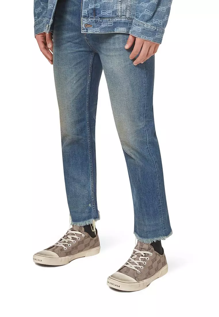 Pairs Low Top Trainers BB Monogram Men's Sneakers in Beige