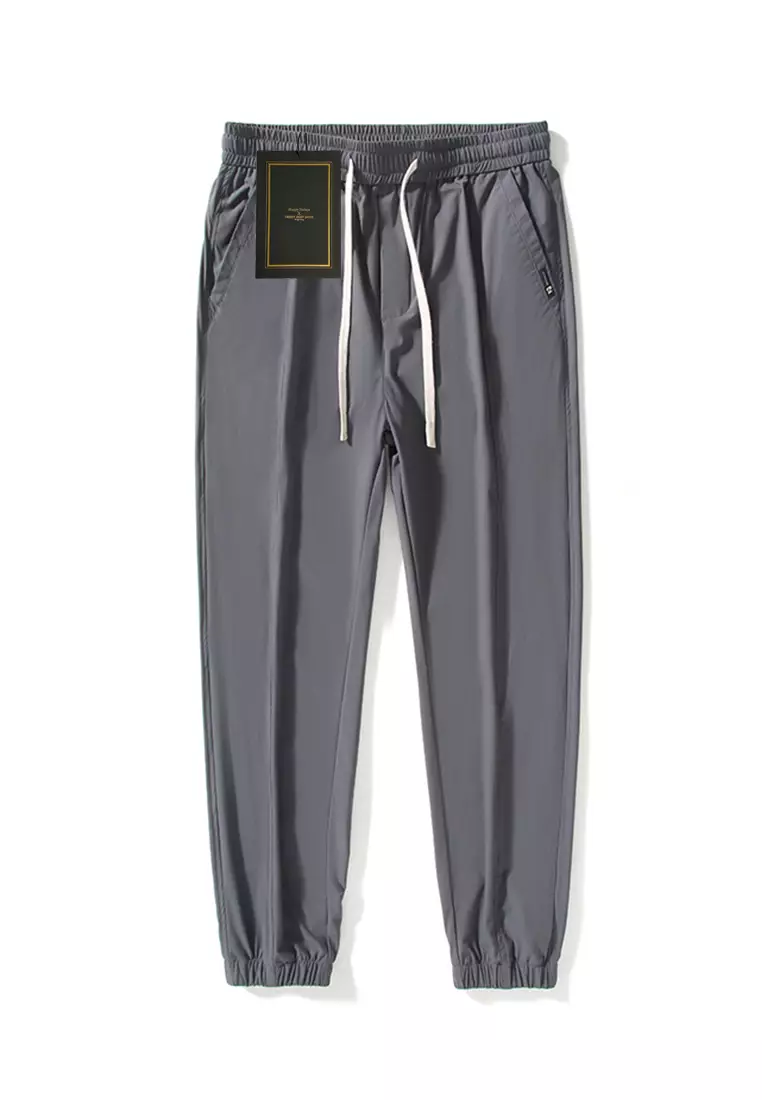 Silk jogging pants shop