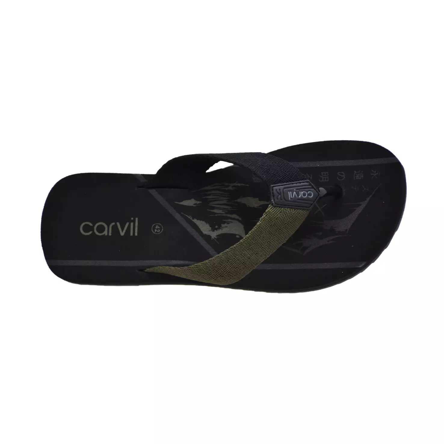 Carvil Sandal Pria Ikigai-M Black/Olive
