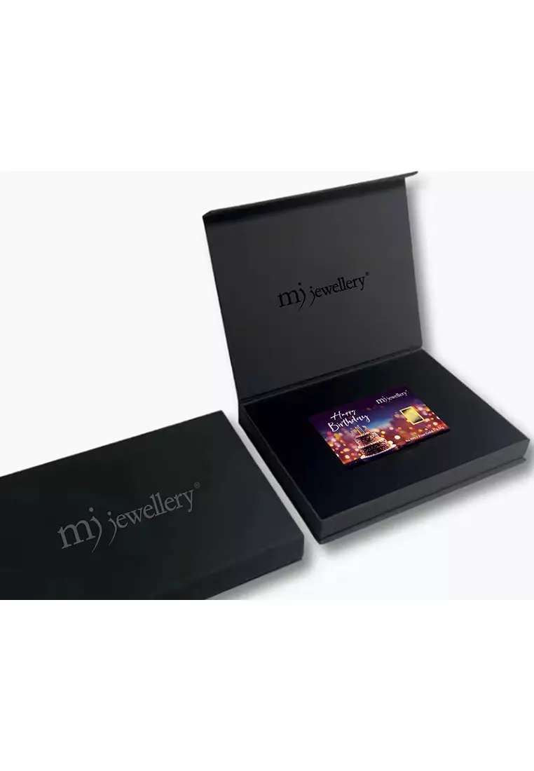 5G Gold Collection 999.9/24K Happy Birthday Series Gold Bar (0.5g)