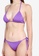 PINK N' PROPER purple Basic Triangle Bikini Set B4DC9US9154904GS_3