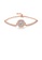 Glamorousky white Fashion and Elegant Plated Rose Gold Geometric Square Bracelet with Cubic Zirconia BB627AC0A00E59GS_1