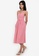 ZALORA BASICS pink Button Down Midi Dress 5CB23AA0F46CB8GS_4