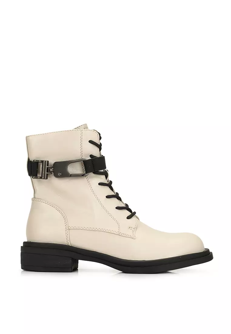Buy Betsy Hanna Lace Up Ankle Boots 2024 Online ZALORA Singapore