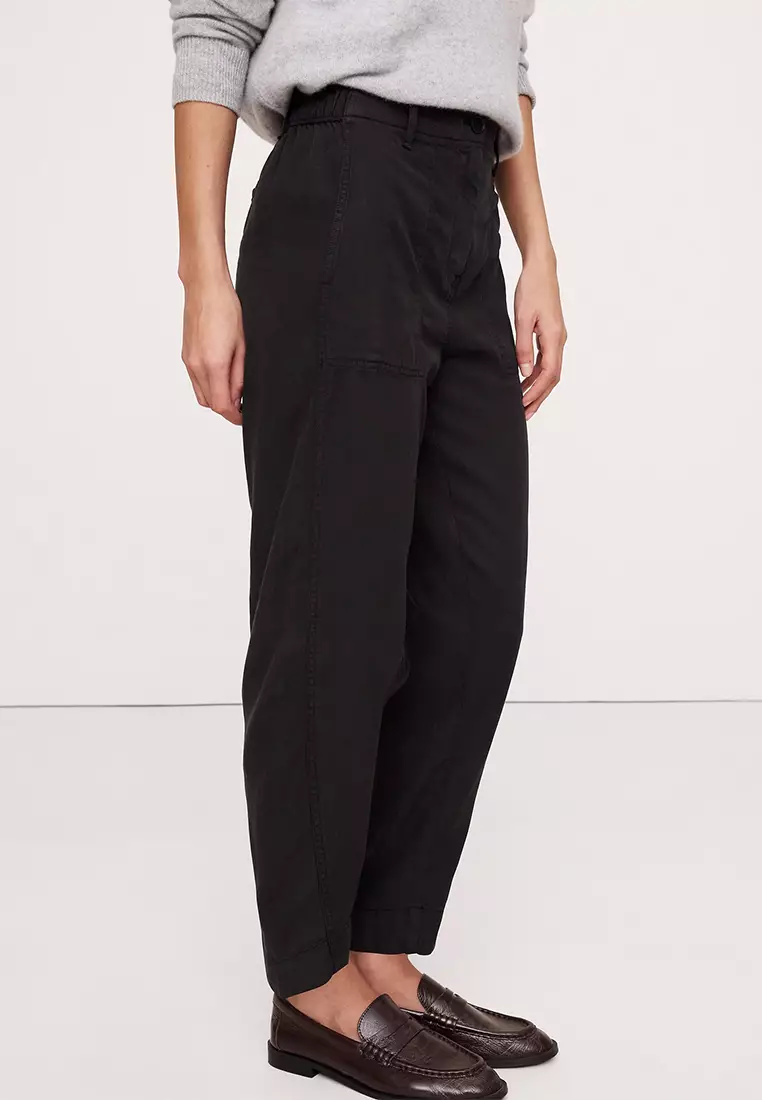 Soma High-Rise Barrel-Leg Pant