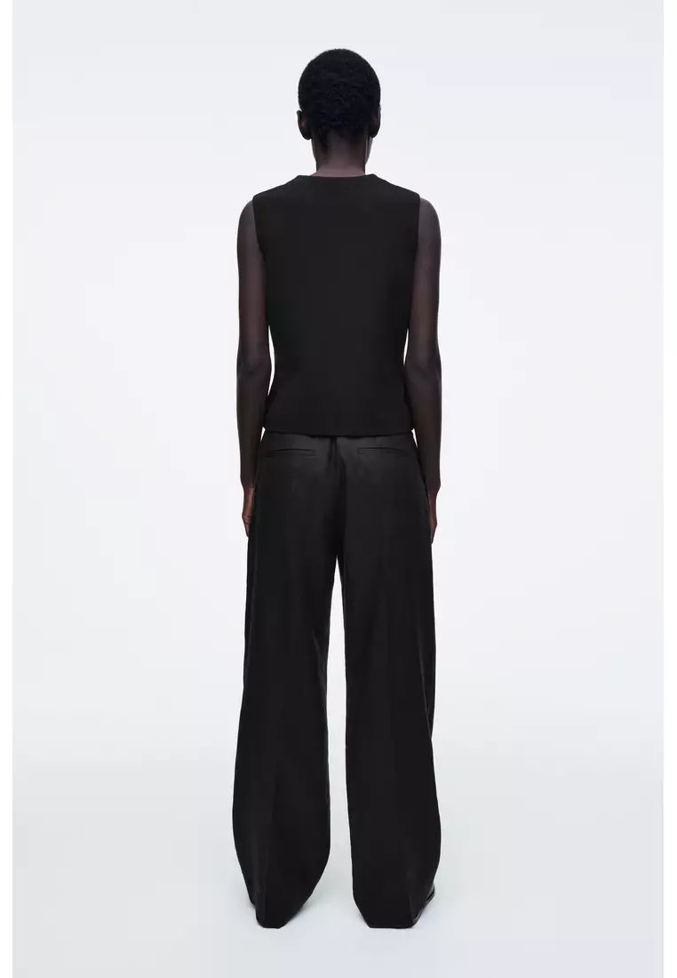 KNITTED COTTON WAISTCOAT