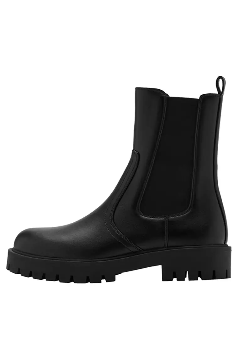 Discount on Mango  shoes - SKU: Track Sole Chelsea Boots