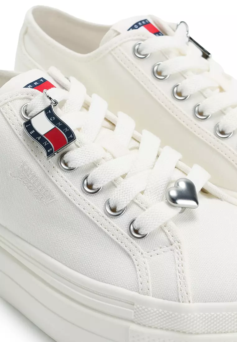 帆布厚底運動鞋連飾物 - Tommy Jeans