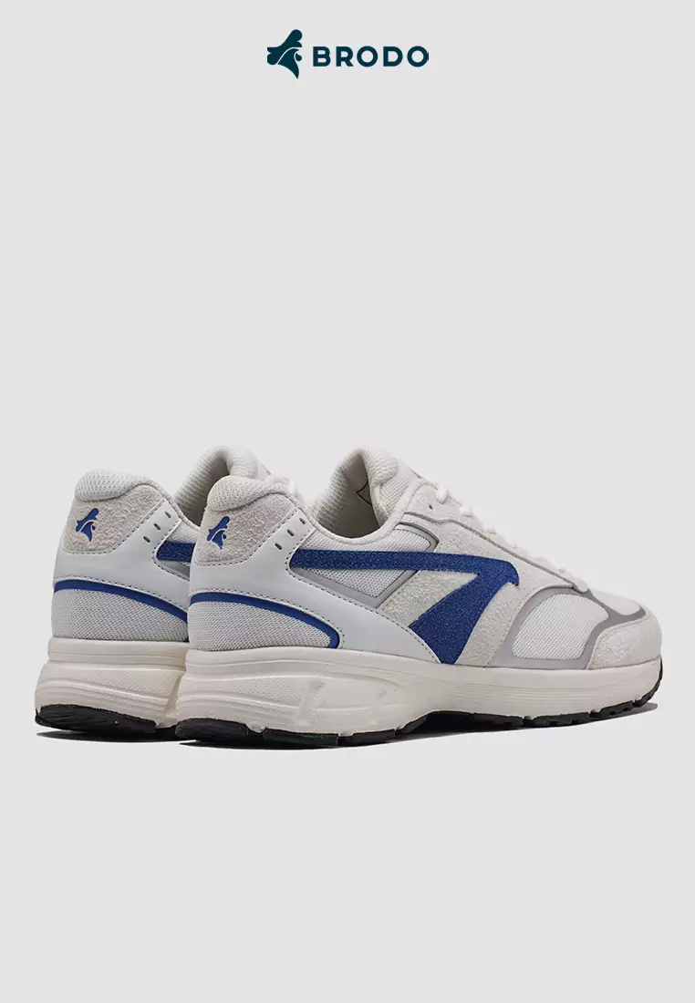 BRODO - Sneakers Ace Nova White Blue OWS